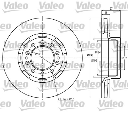 VALEO 187024 Discofreno