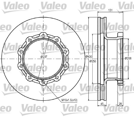 VALEO 187070 Discofreno