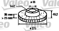 VALEO 197170 Discofreno