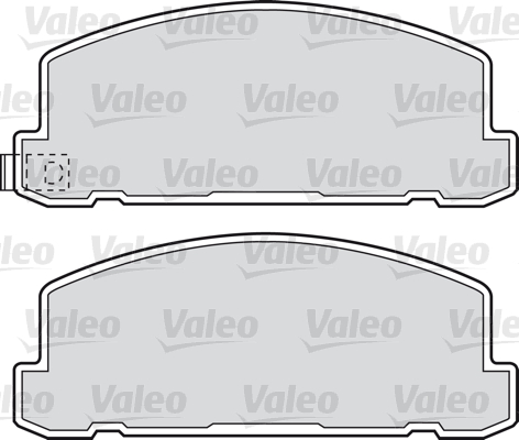 VALEO 598615 Kit pastiglie freno, Freno a disco