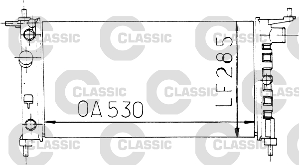 Radiator, engine cooling