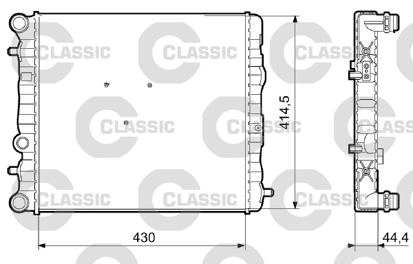 Radiator, engine cooling