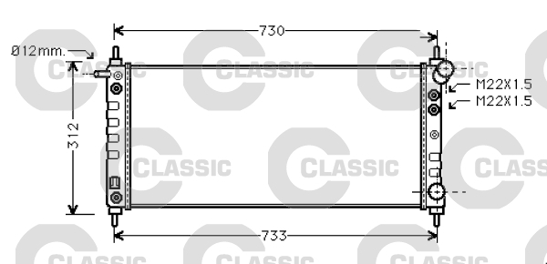 Radiator, engine cooling