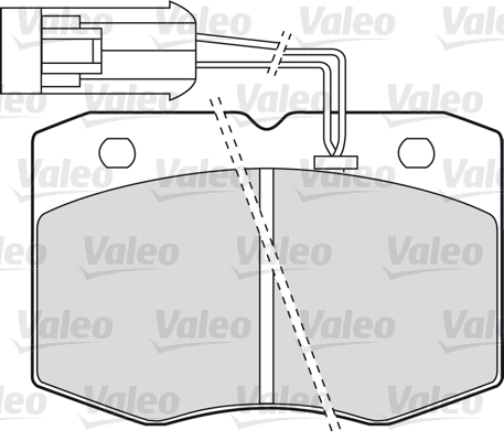 VALEO 598586 Sada brzdových...