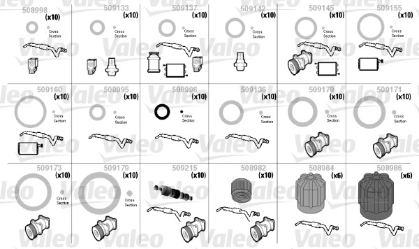 VALEO 509210 Sada na opravy...