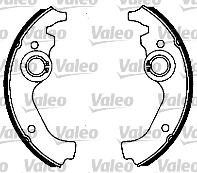 VALEO 562007 Bromsbackar, sats