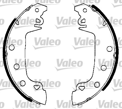 VALEO 562016 Bromsbackar, sats