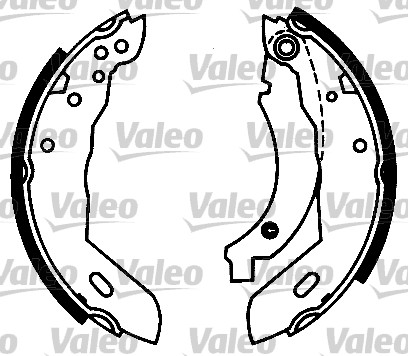 VALEO 553747 Kit ganasce freno