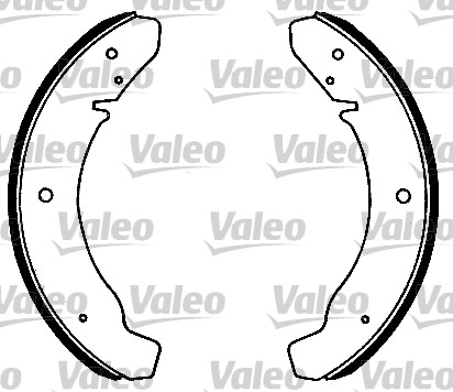 VALEO 562407 Bromsbackar, sats