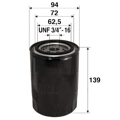 VALEO 586015 Filtro olio