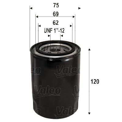 VALEO 586103 Olejový filtr