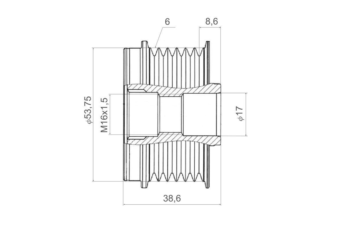 Alternator Freewheel Clutch