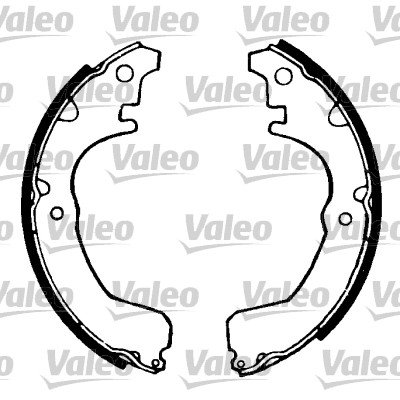 VALEO 562683 Bromsbackar, sats