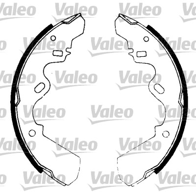 VALEO 562700 Bromsbackar, sats