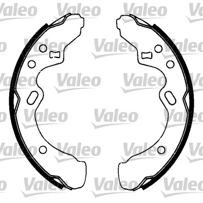 VALEO 562703 Bromsbackar, sats