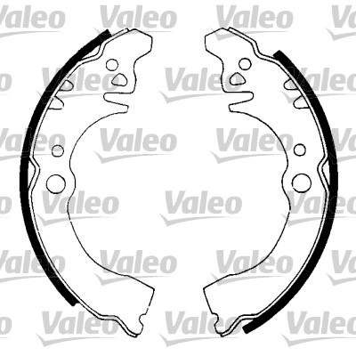 VALEO 562714 Bromsbackar, sats