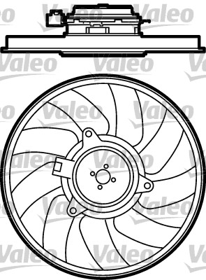 VALEO 696080 Ventola, Raffreddamento motore