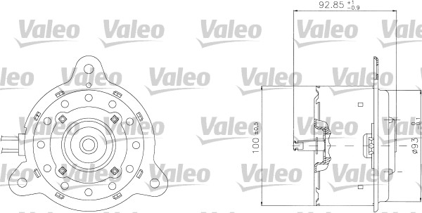 Electric Motor, radiator fan
