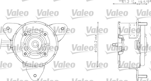 Electric Motor, radiator fan