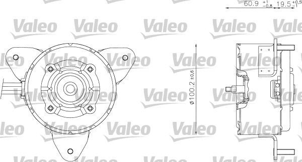 Electric Motor, radiator fan