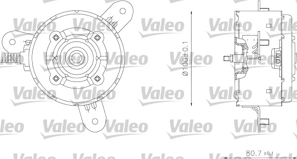 Electric Motor, radiator fan