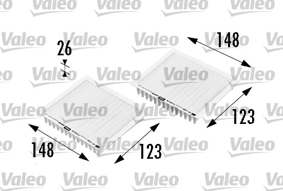 VALEO 698469 Filtro, Aria abitacolo-Filtro, Aria abitacolo-Ricambi Euro