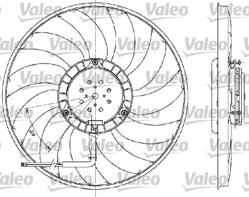 VALEO 698609 Ventola,...