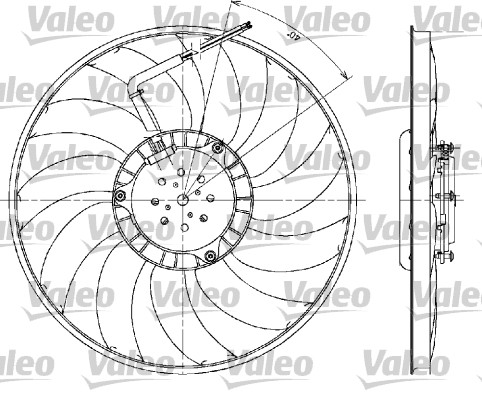 VALEO 698610 Ventola, Raffreddamento motore-Ventola, Raffreddamento motore-Ricambi Euro