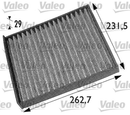 VALEO 698708 Filtr, vzduch...