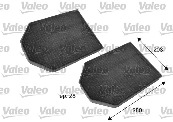 VALEO 698791 Filtro, Aria abitacolo