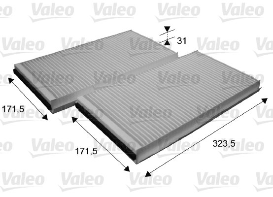 VALEO 698863 Filtro, Aria abitacolo-Filtro, Aria abitacolo-Ricambi Euro