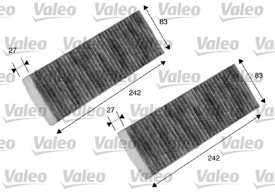 VALEO 698873 Filtr, vzduch...