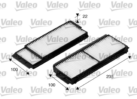 VALEO 698892 Filtro, Aria abitacolo