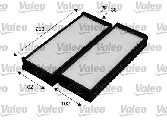 VALEO 715529 Filtro, Aria...