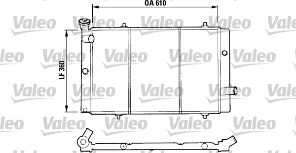 VALEO 730015 Radiatore, Raffreddamento motore-Radiatore, Raffreddamento motore-Ricambi Euro