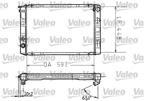 Radiator, engine cooling