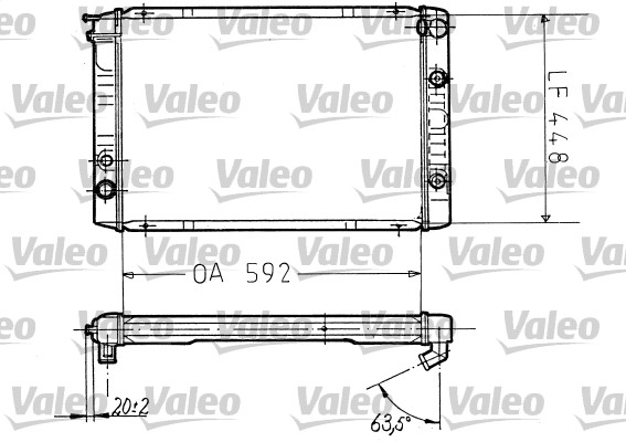 Radiator, engine cooling