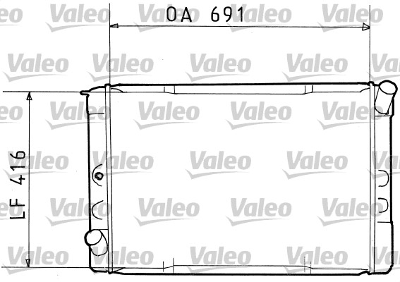 Radiator, engine cooling