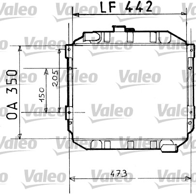 VALEO 730110 Radiatore,...