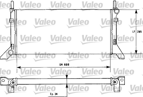 VALEO 730120 Radiatore,...