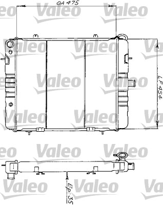 VALEO 730159 Kylare,...