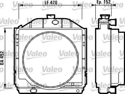 Radiator, engine cooling