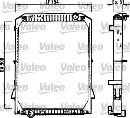 VALEO 730259 Radiatore,...