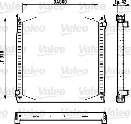 VALEO 730260 Radiatore,...