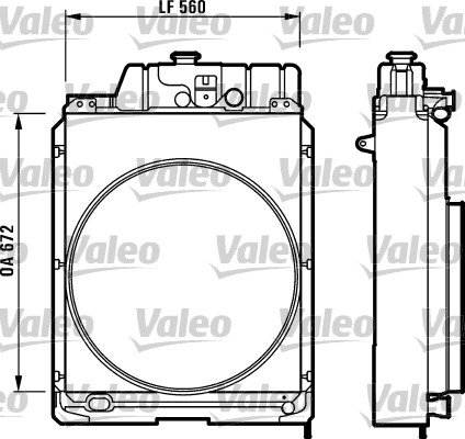 Radiator, engine cooling
