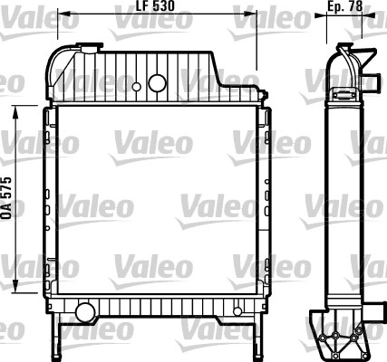 Radiator, engine cooling