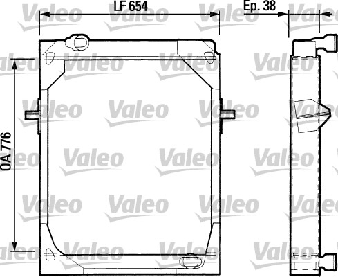 Radiator, engine cooling
