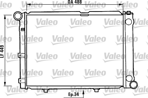 Radiator, engine cooling