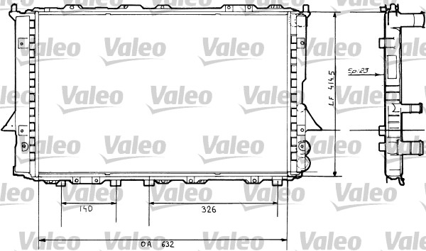 VALEO 730360 Radiatore,...