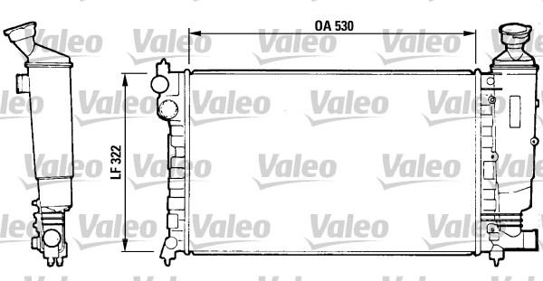 VALEO 730368 Radiatore,...